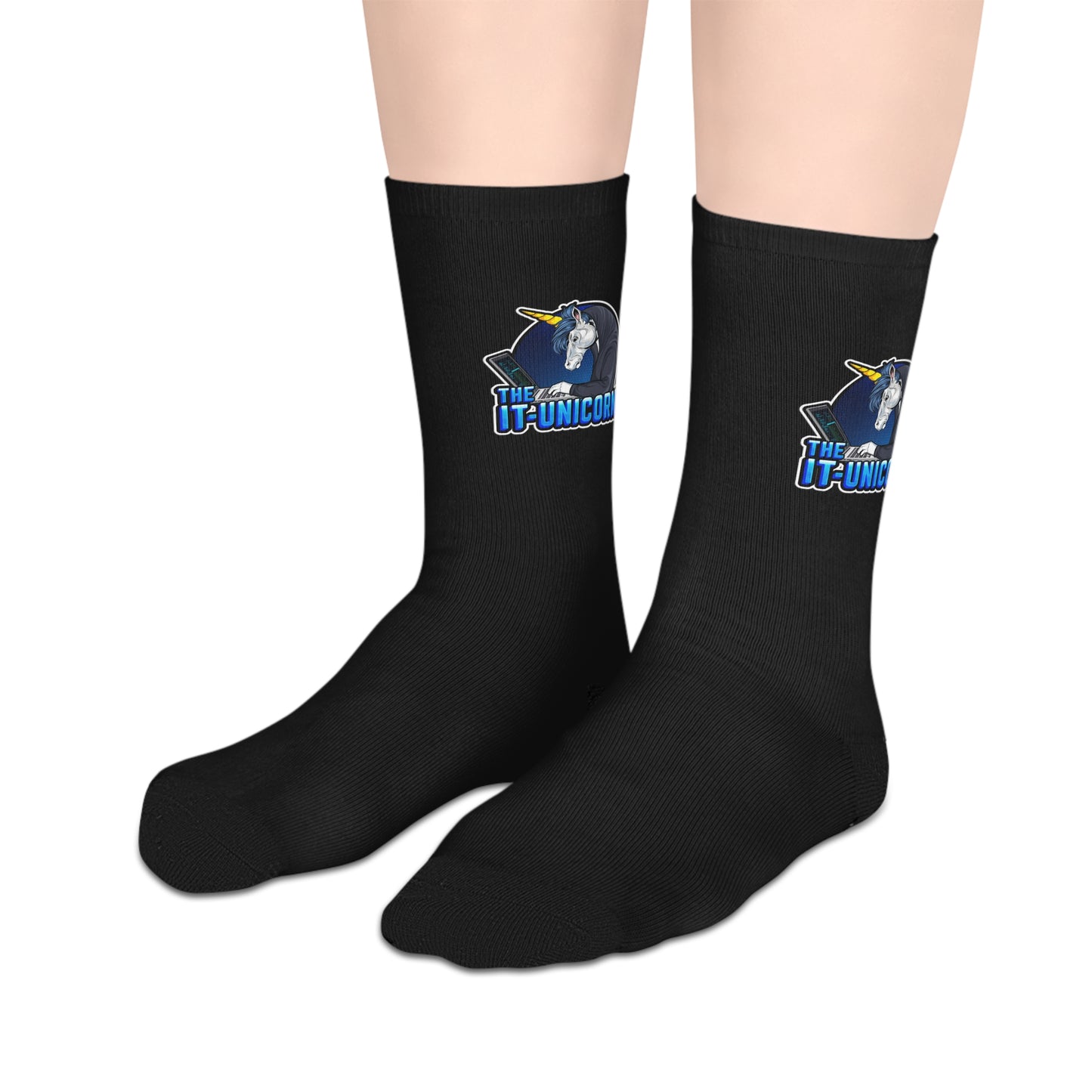 Unicorn Printed Socks | Mid length Printed Socks | Bootable USBs